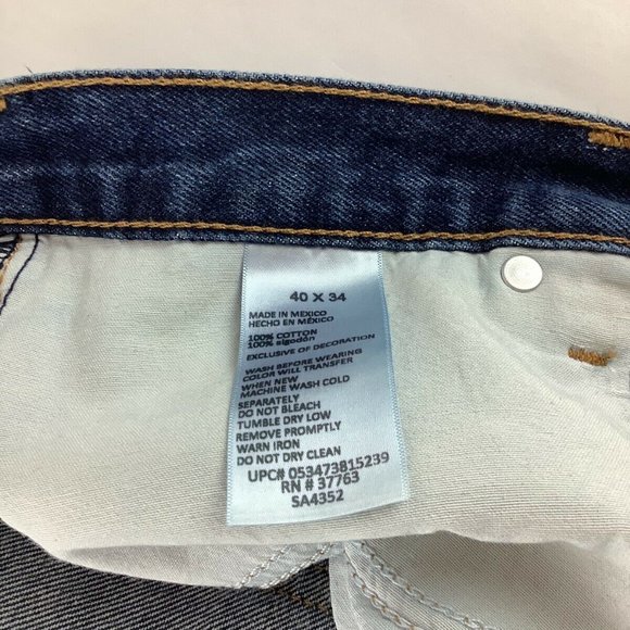 Members Mark Mens Heavy Weight Relaxed Fit 40x34 N - Picture 7 of 8